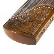 雅韻古箏 九州龍吟 金絲楠木雕刻 特級演奏箏